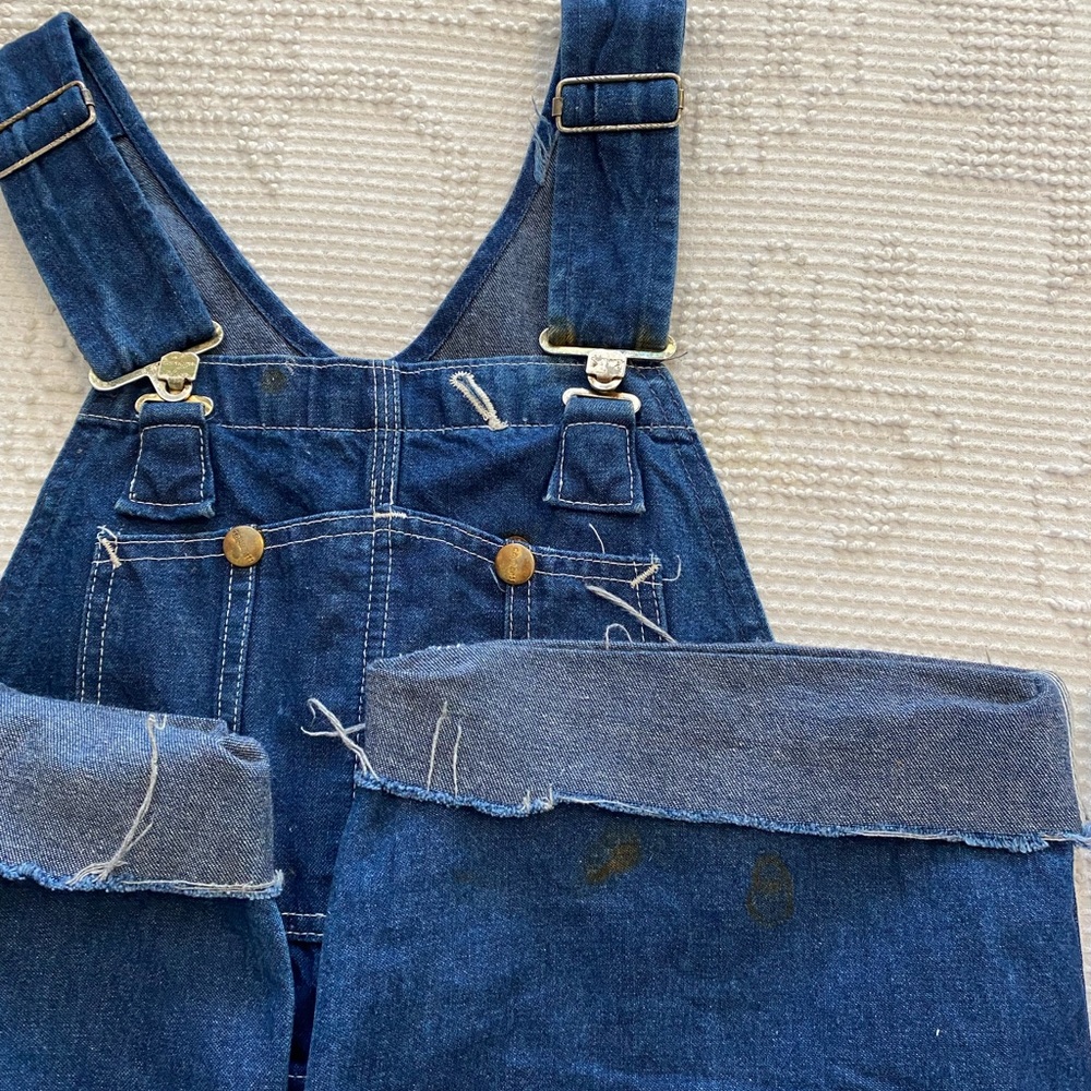 Carhartt Dark Blue Denim Women's Overalls - Picture 13 of 13